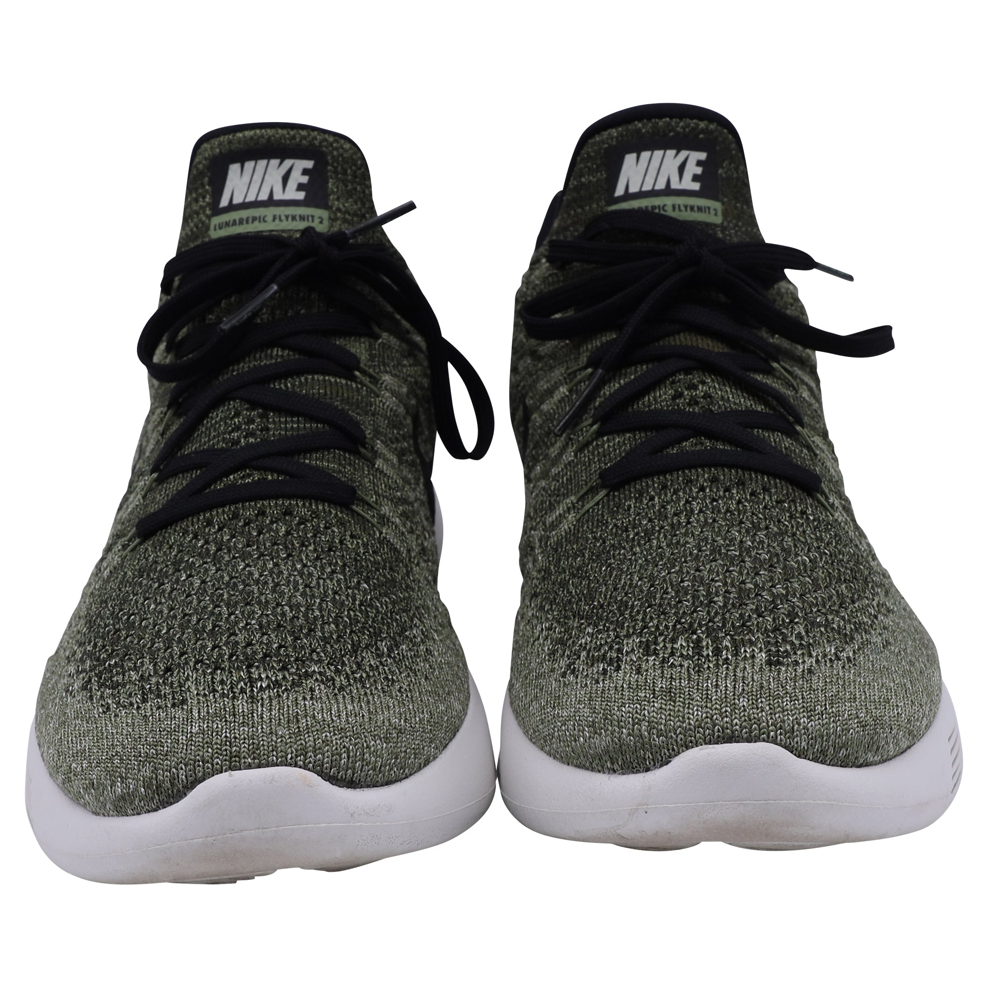 Nike Lunarepic Flyknit 2 Low Sneakers in Green Polyester