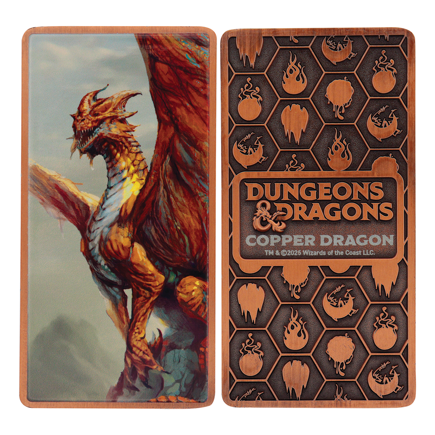 Fanattik Limited Edition Dungeons & Dragons - Metallic Dragons 5 Piece Ingot Set
