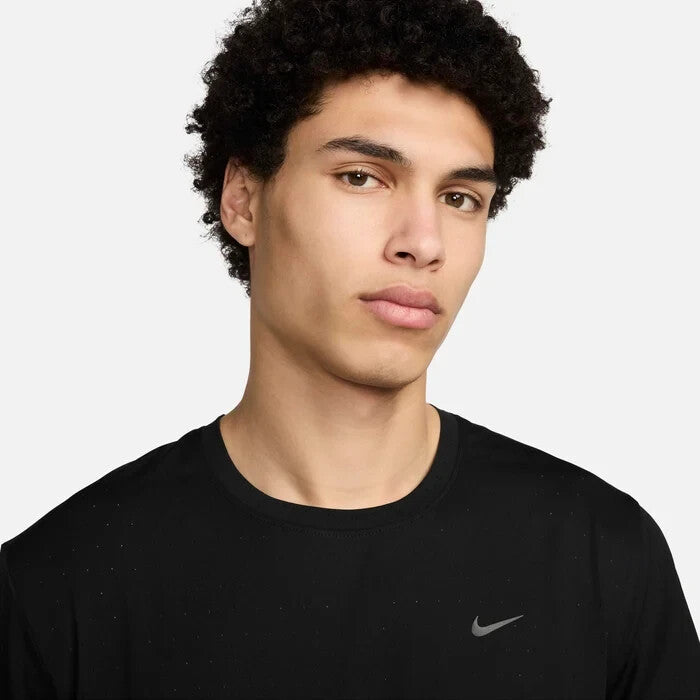 Men's Nike Running Division Top Black Dri-FIT ADV Short Sleeve Active SRT191