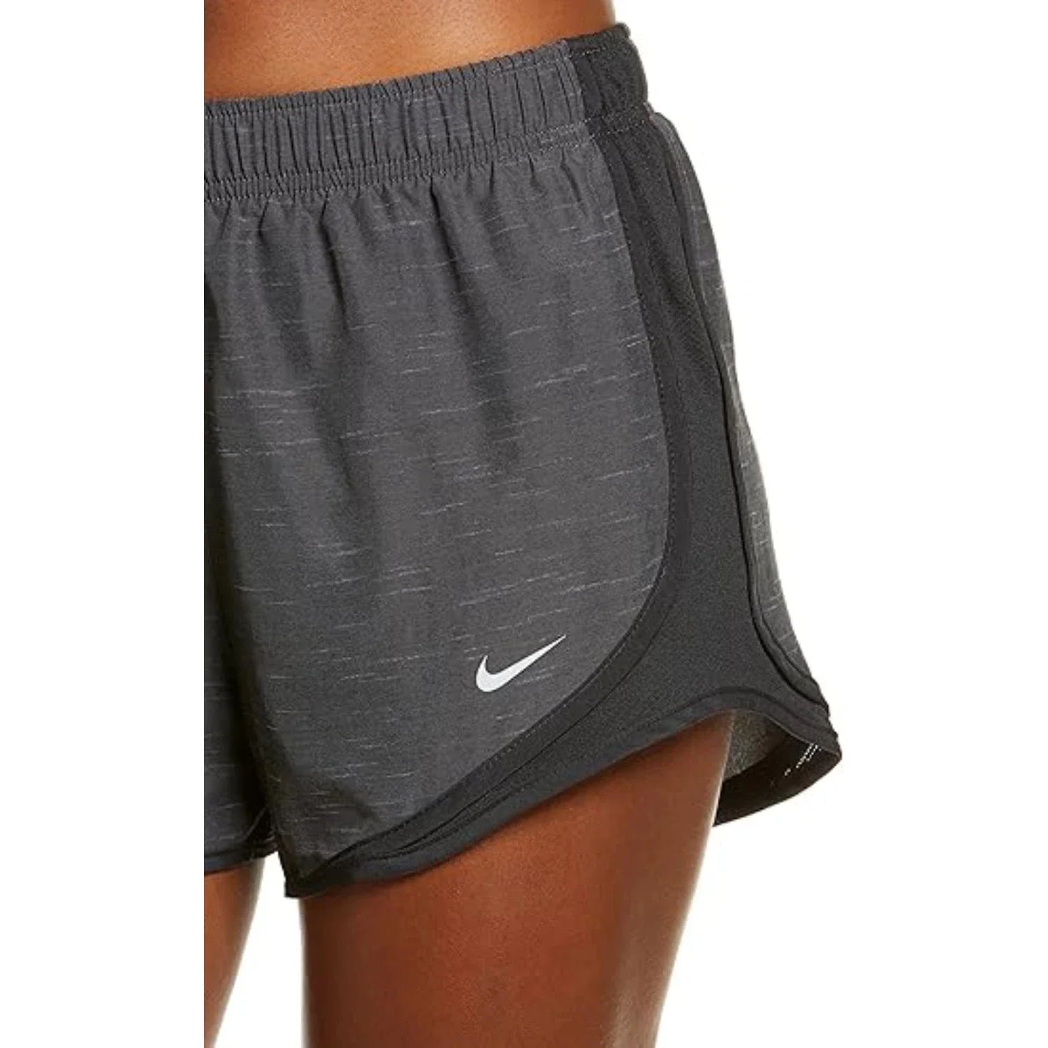 Nike Tempo Running Shorts Women's Black Dri-FIT Brief Lined Activewear DSGL711
