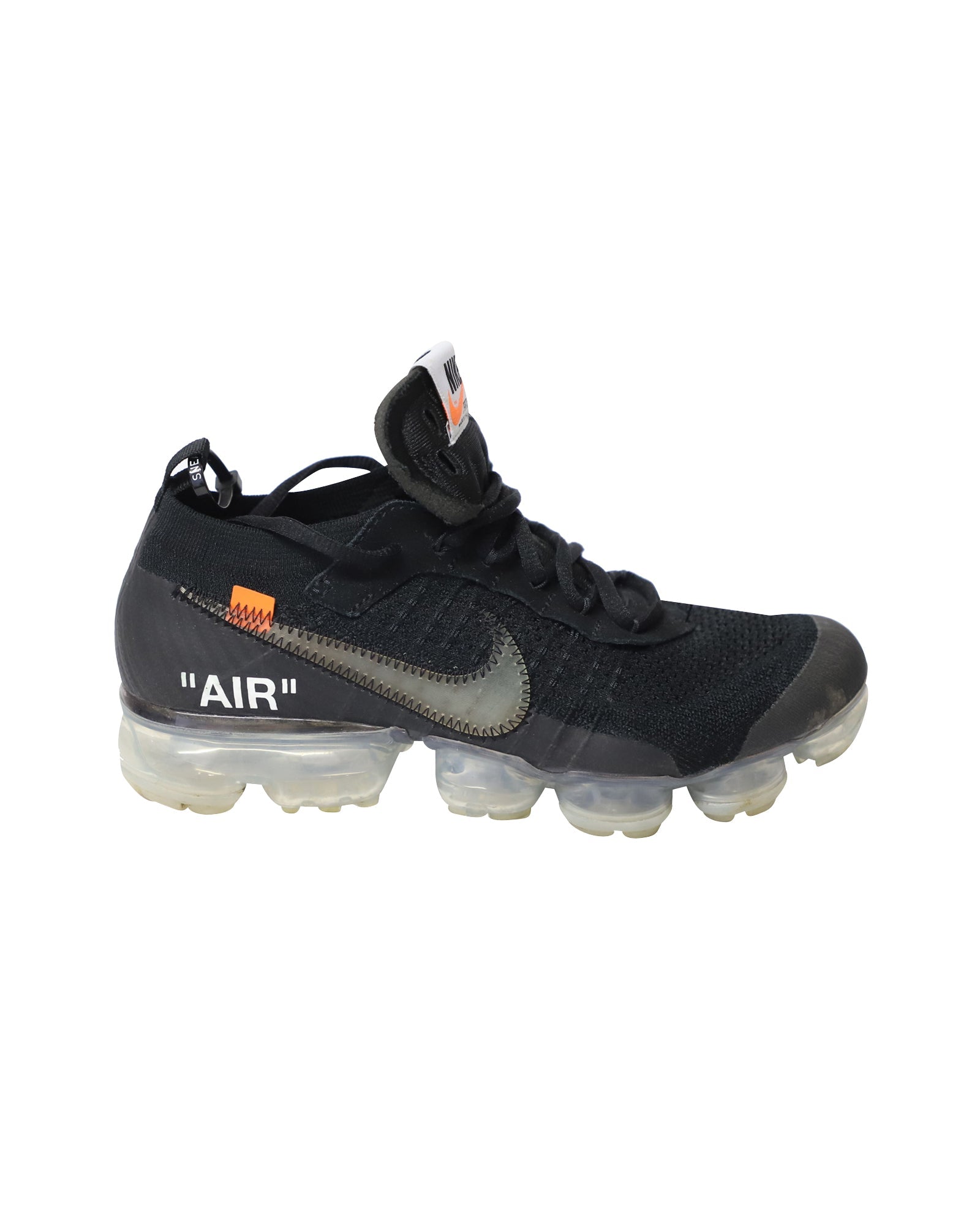 Nike x Off White Vapormax FK Sneakers in Black Polyester