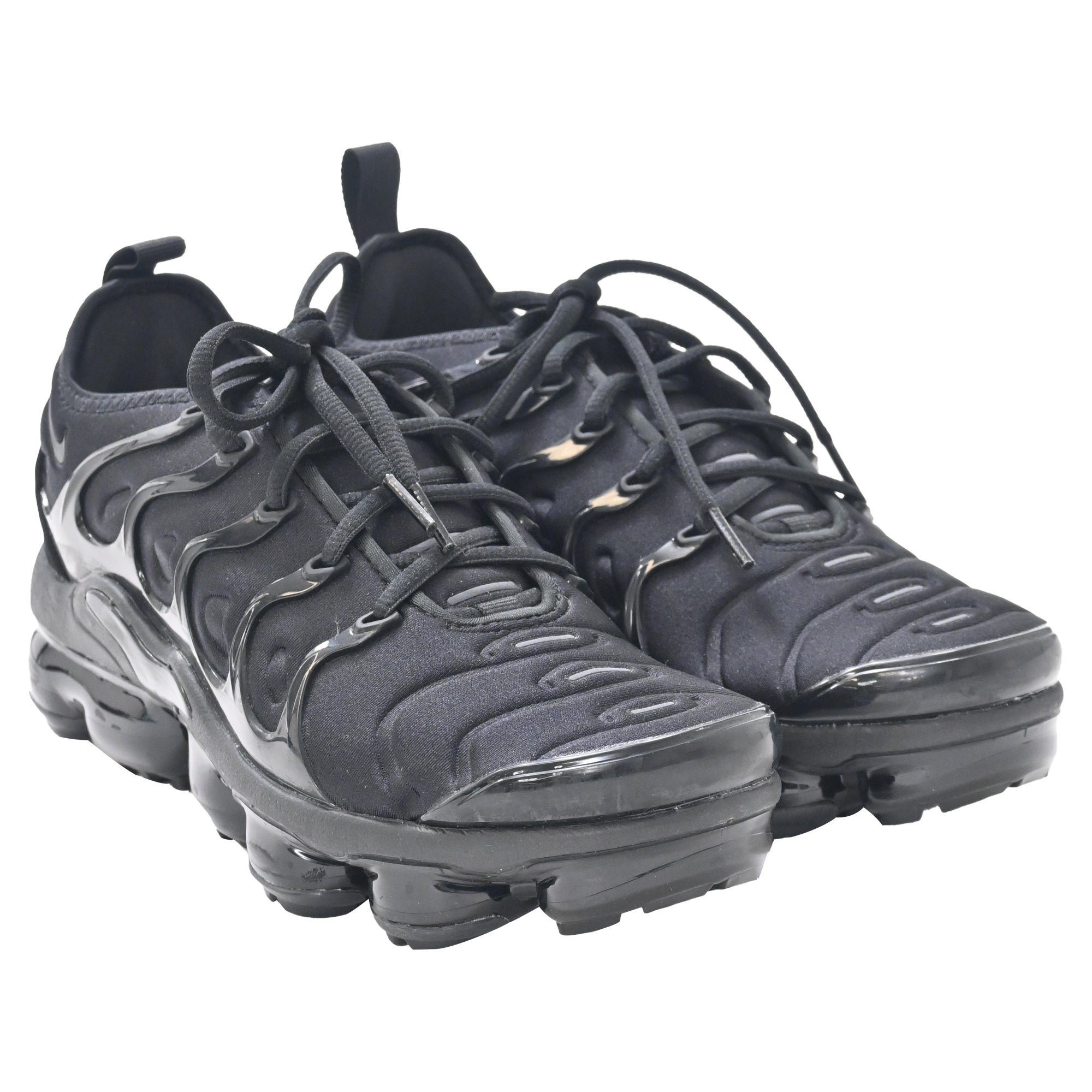 Nike Air Vapormax Plus Sneakers in Triple Black Cotton