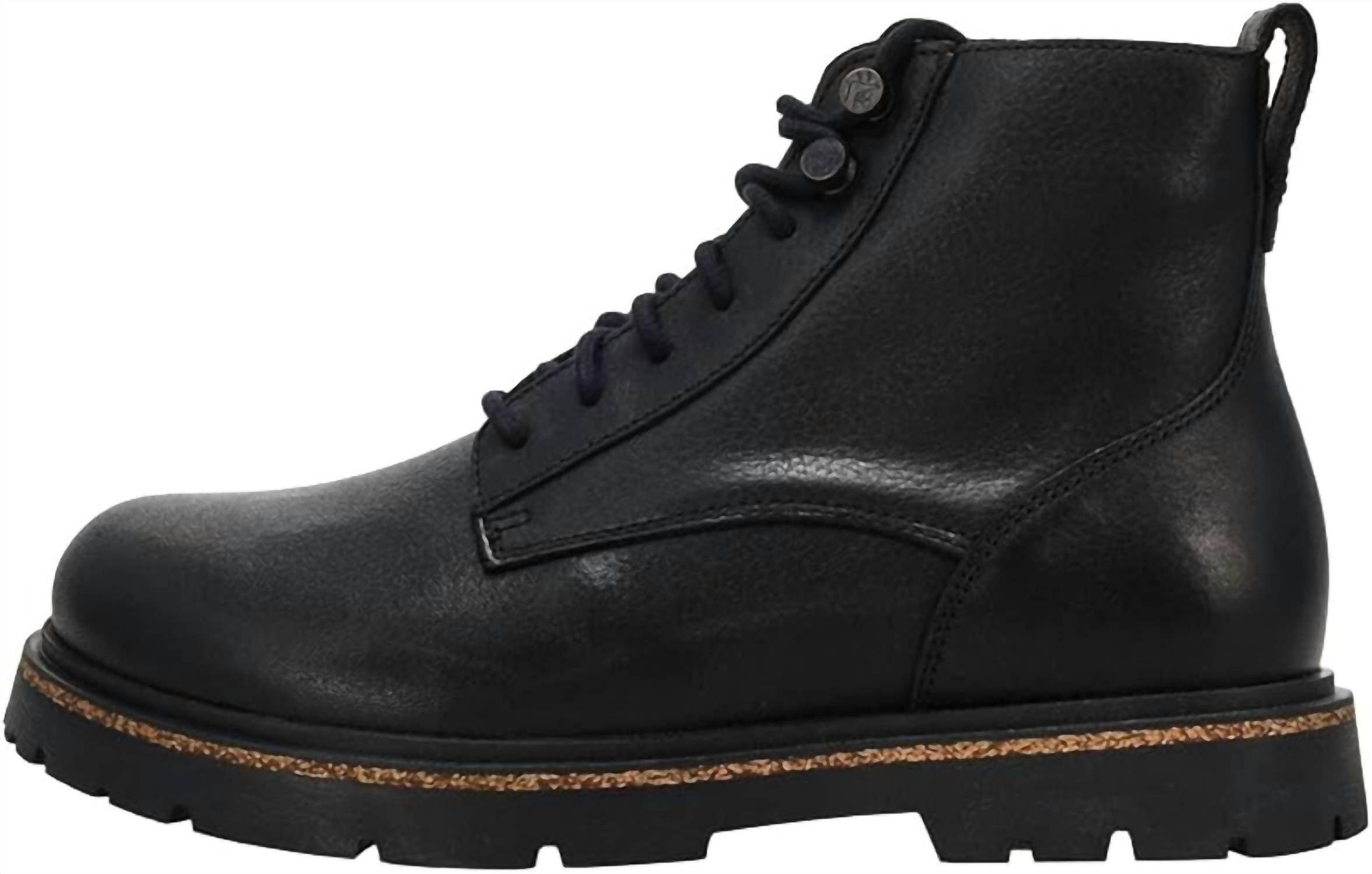 Men's Highwood Mid Lace-Up Leather Chelsea Boots In Deep Blue