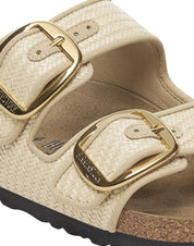 Arizona Big Buckle Raffia Sandals