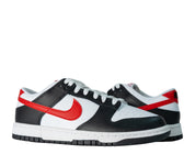 Men's Nike Dunk Low Retro Red Swoosh Panda Shoes FB3354-001