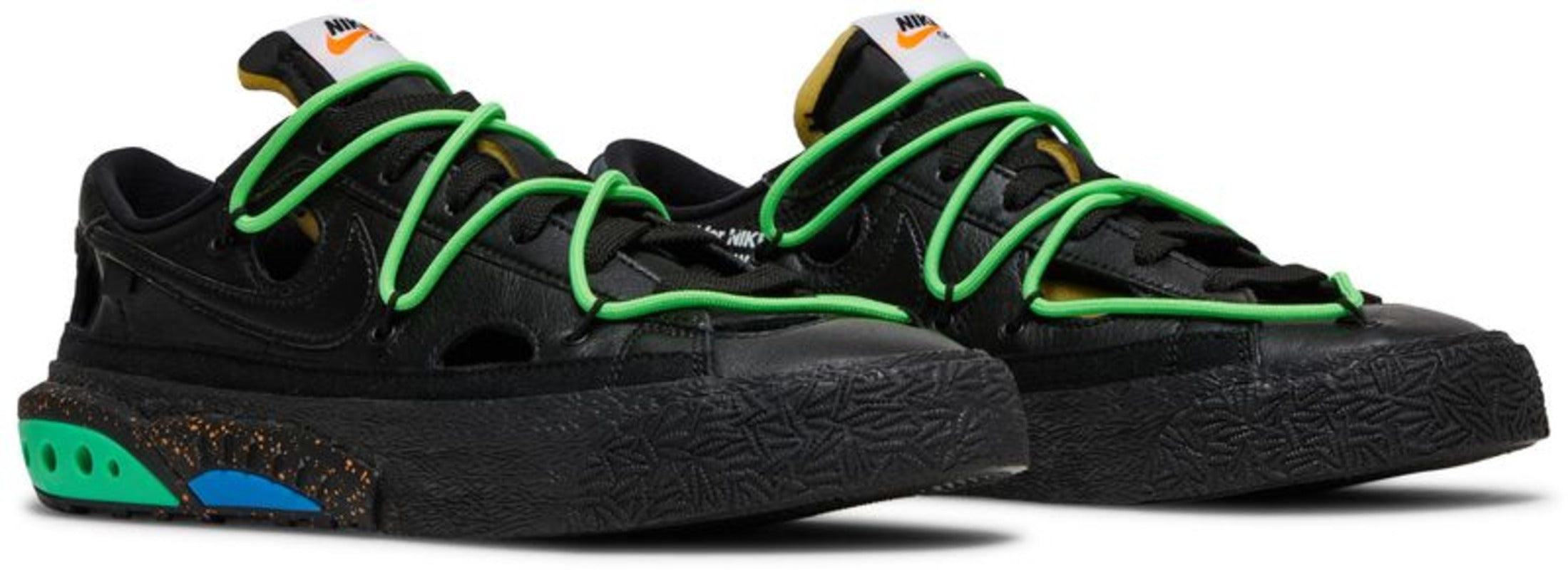 Nike Blazer Low Off-White Black Electro Green