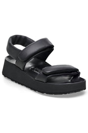 Women's Papillio Theda Natural Leather Platform Sandals In Black