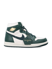 Green Air Jordan Leather Sneakers