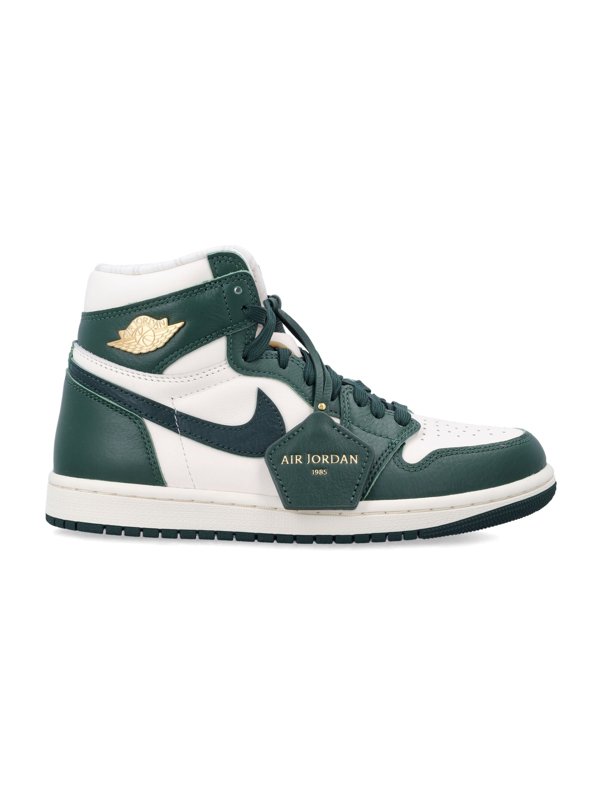 Green Air Jordan Leather Sneakers