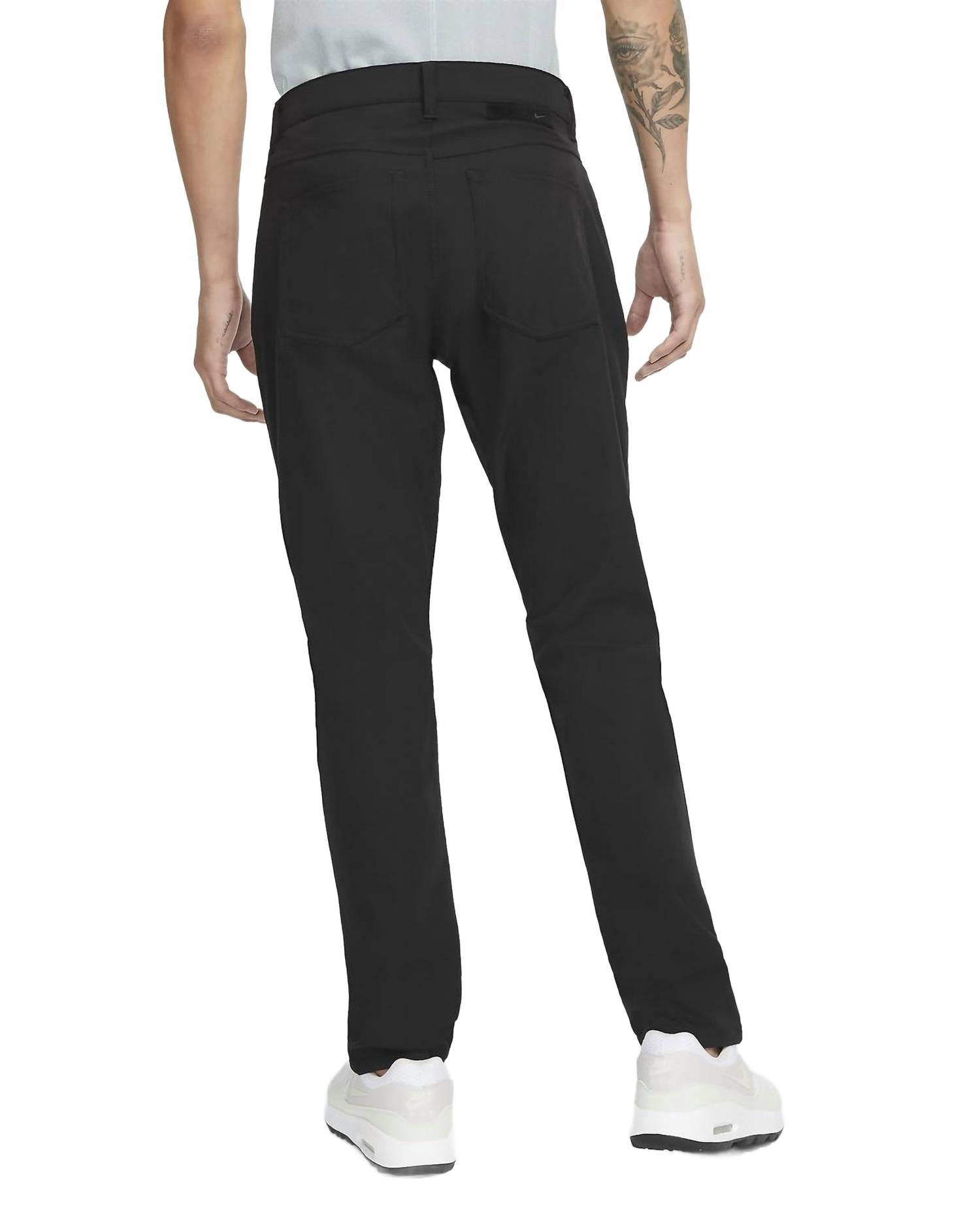 Men's Dri-Fit Repel 5 Pocket Slim Fit Golf Trousers In Black