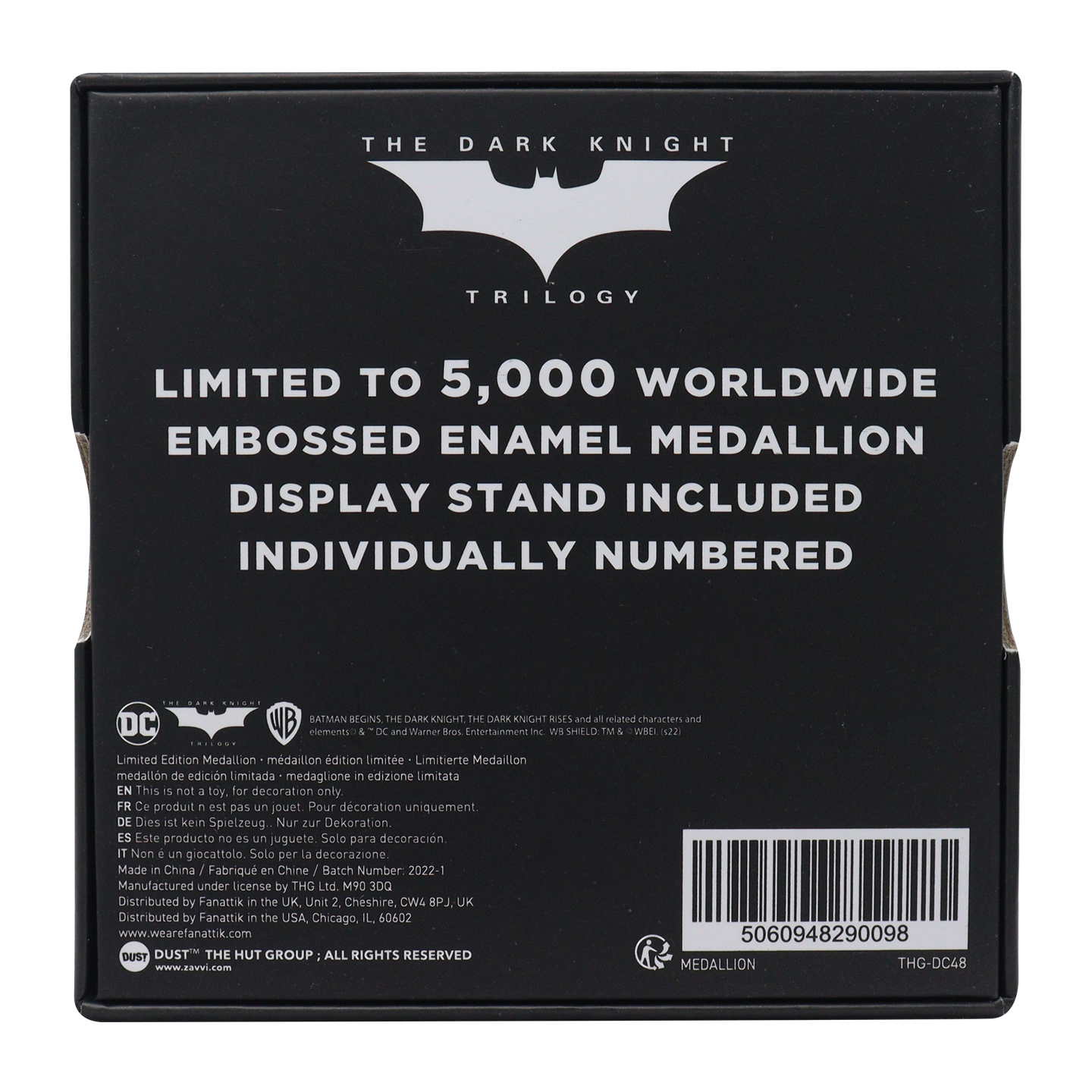 Fanattik DC The Dark Knight Limited Edition Gotham City Police Badge Medallion