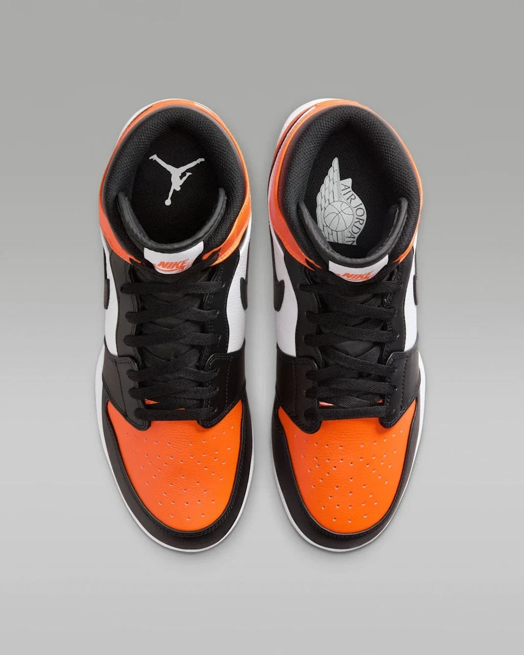 Nike Air Jordan 1 Mid TD FJ6805-801 Men's Starfish Black Football Cleat MEW1082