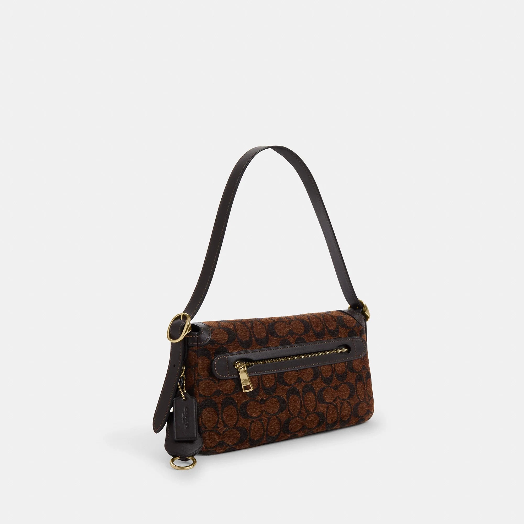 Coach Outlet Etta Small Flap Shoulder Bag In Signature Chenille