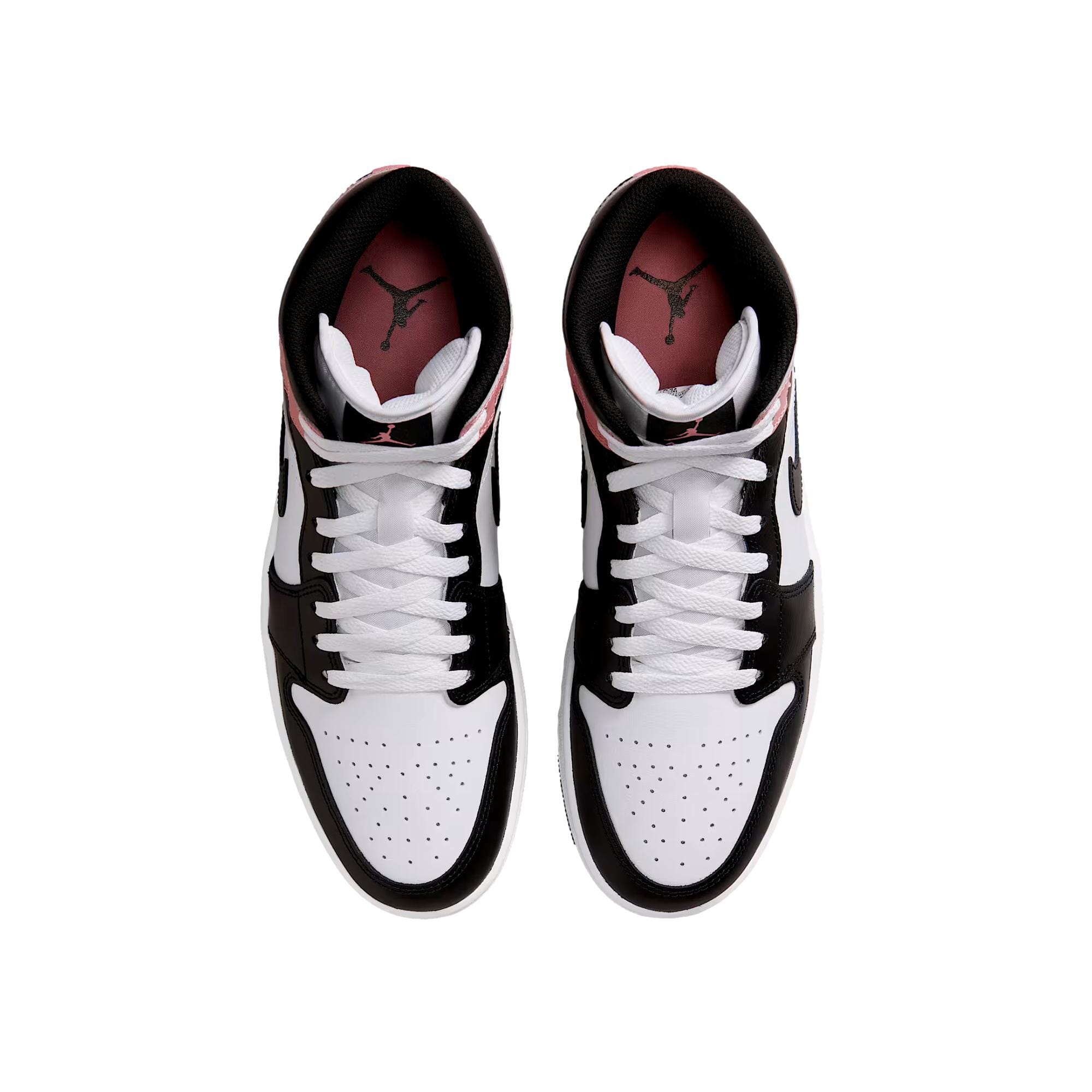 Men's Nike Air Jordan 1 Mid White / Black - Rust Pink DQ8426-100