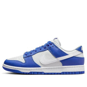 Men's Nike Dunk Low FN3416-001 Sneaker White Blue Leather Lace Up Lifestyle Shoes