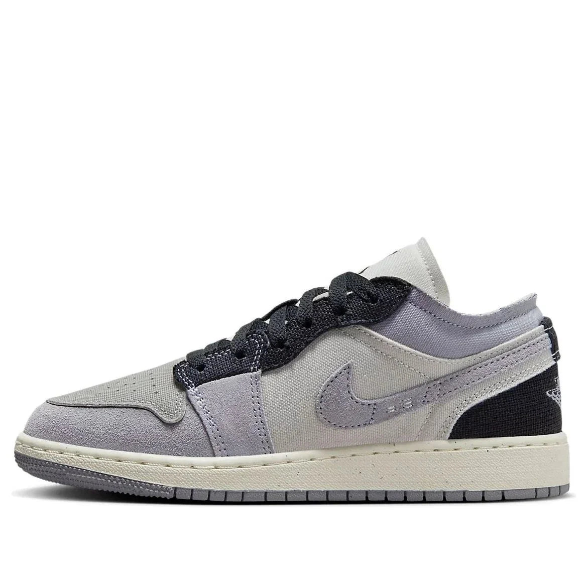 Youth Nike Air Jordan Low SE Craft FD9088- Gray Lifestyle Shoes HTAT125