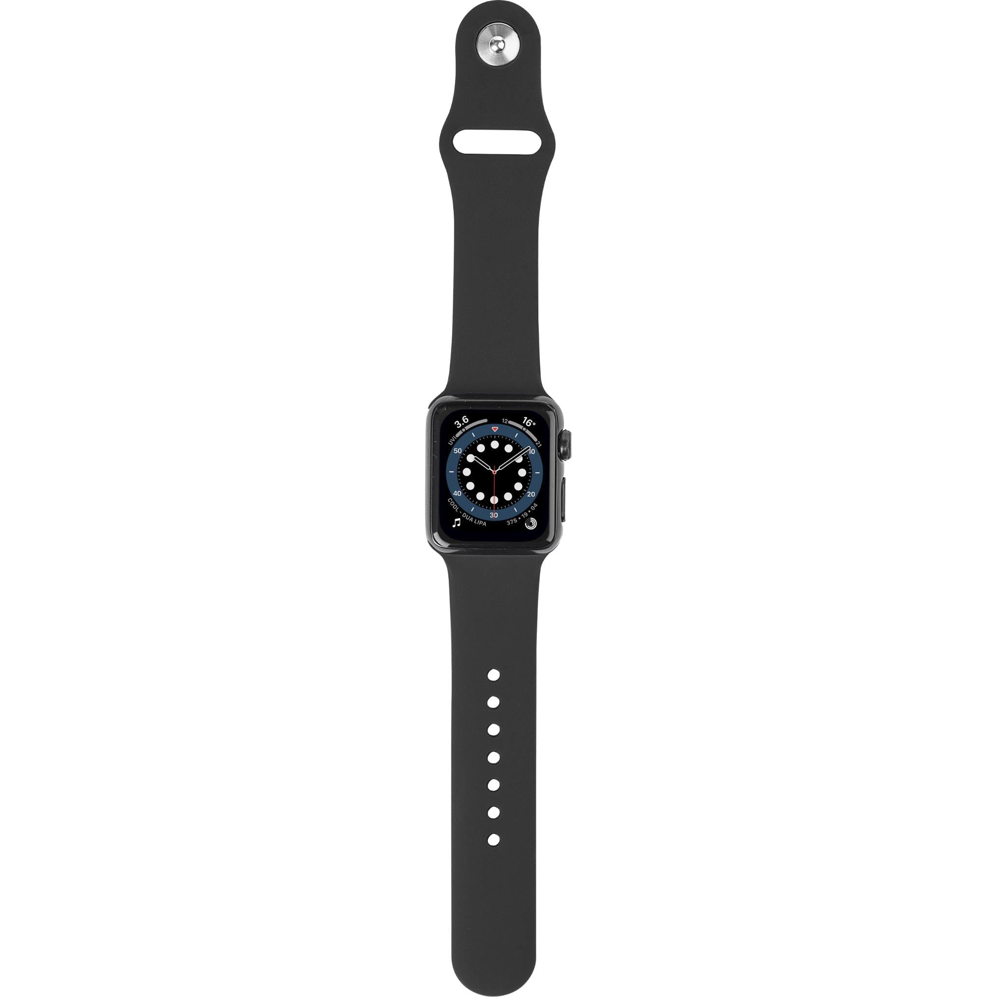 3sixT Silicone Band for Apple Watch [42/44mm] (Black)
