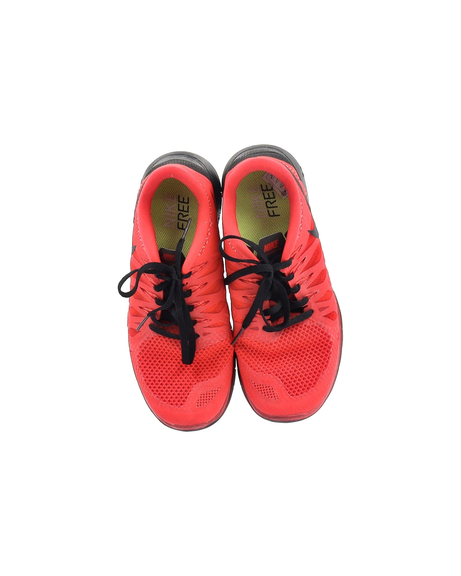 Nike Free 5.0 Running Shoes in Red Mesh