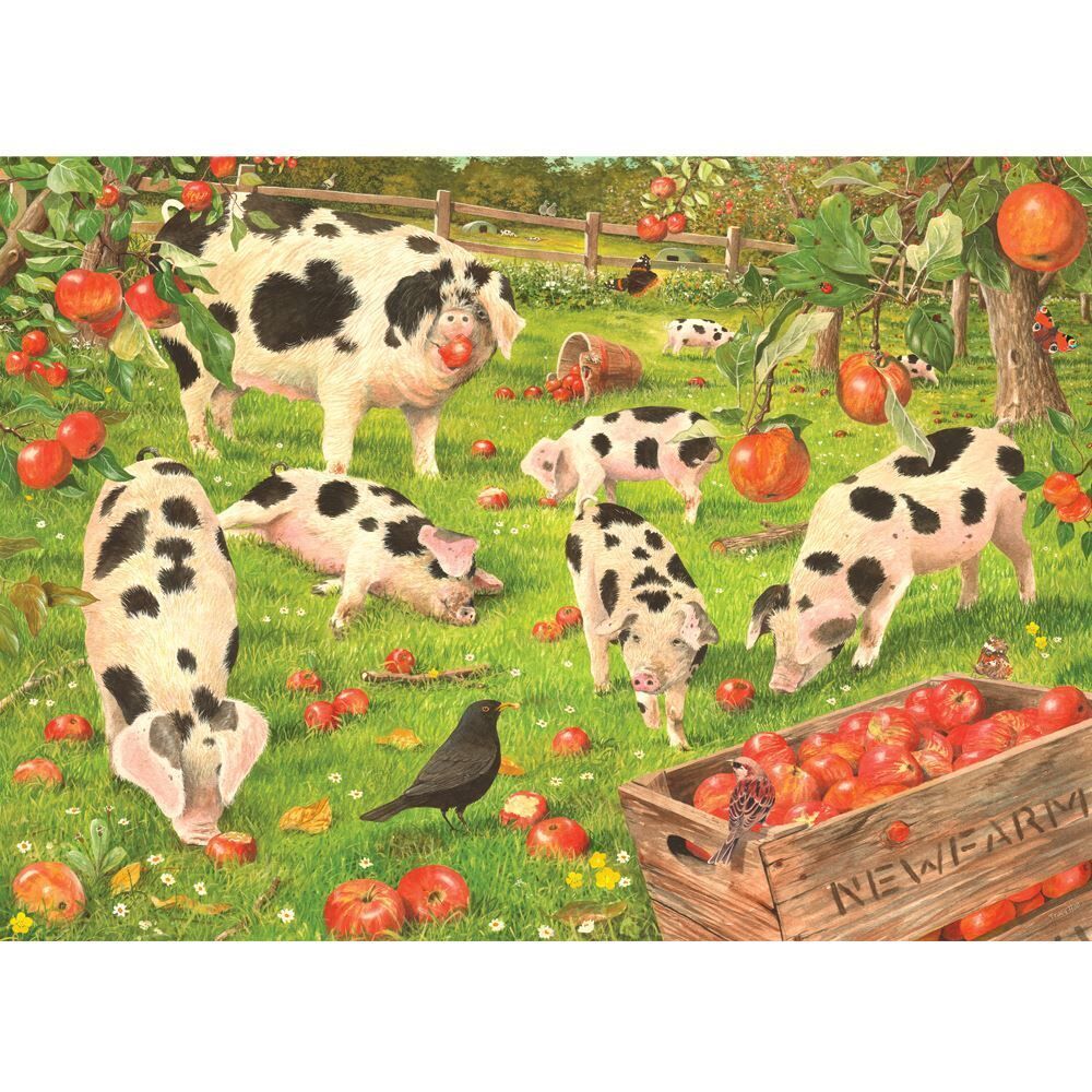 1000pc Kith & Kin: Apple Orchard Pigs