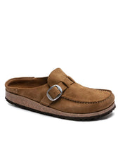Women'S Buckley Suede Leather Sandal in Tea