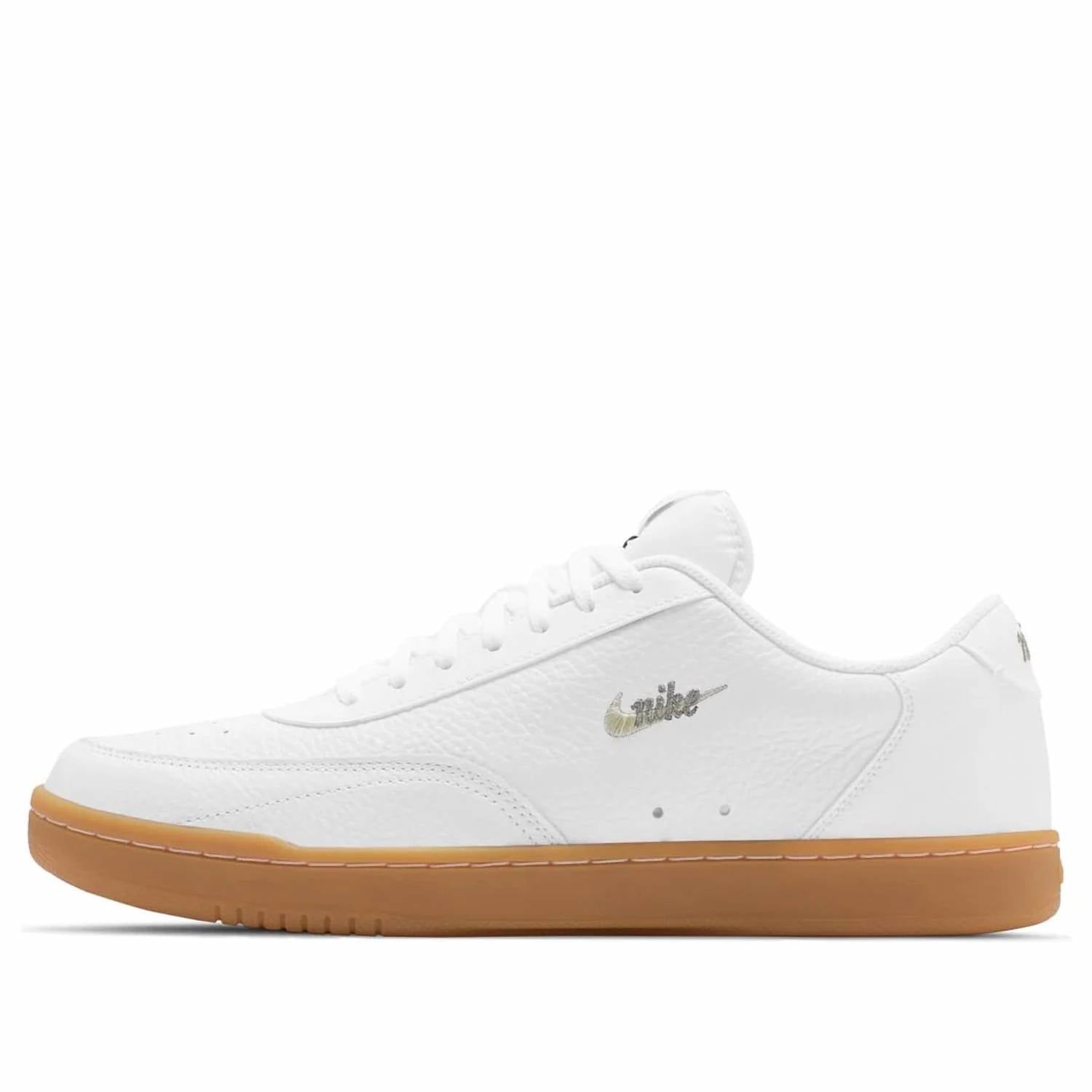 Men's Court Vintage Premium Sneaker In White/gum