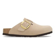 Women's Boston Big Buckle Mules In Sandcastle