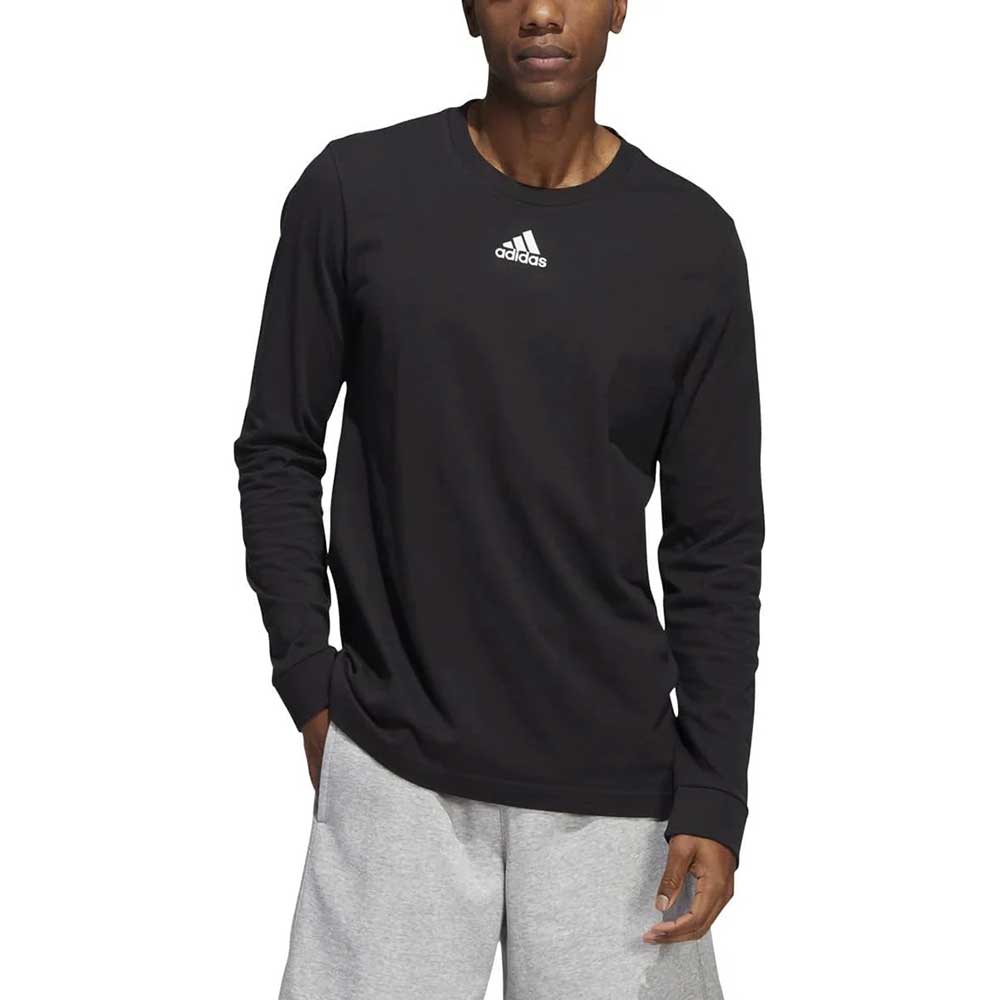 Men's Fresh Long Sleeve Tee - Black/White