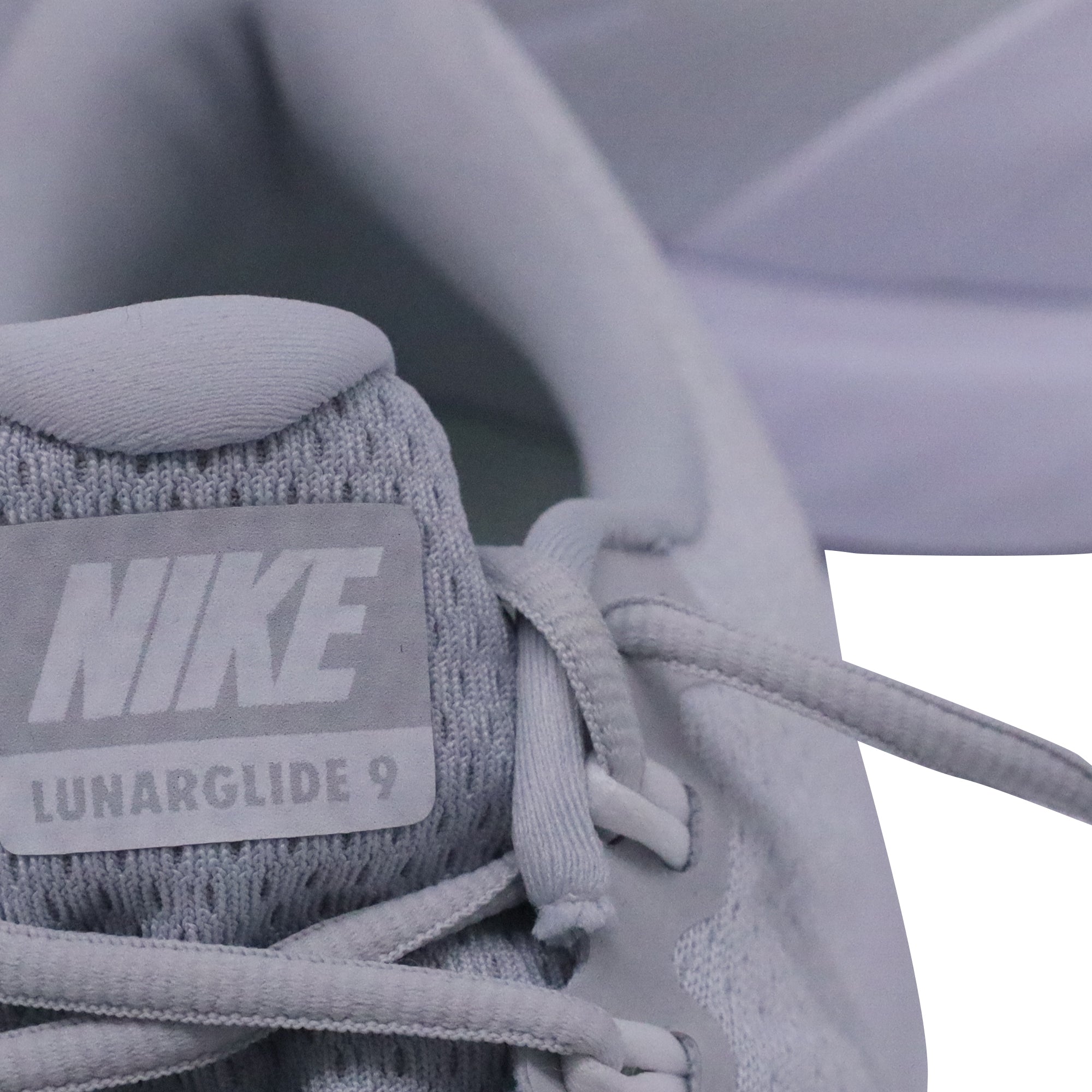 Nike Lunarglide 9 Sneakers in Platinum White Polyester