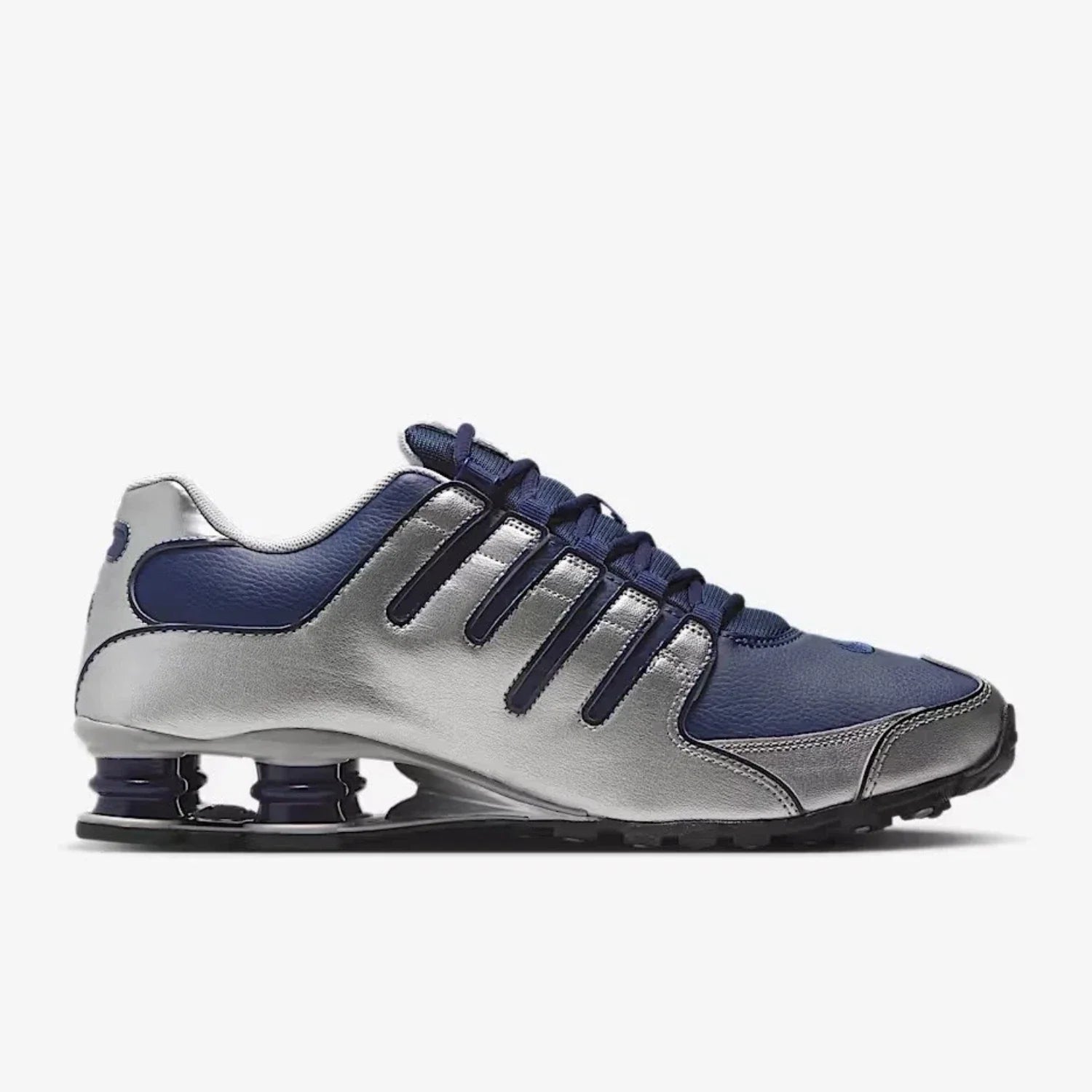Nike Shox NZ 378341-402 Sneakers Men's Midnight Navy Silver Running Shoes LIQ678
