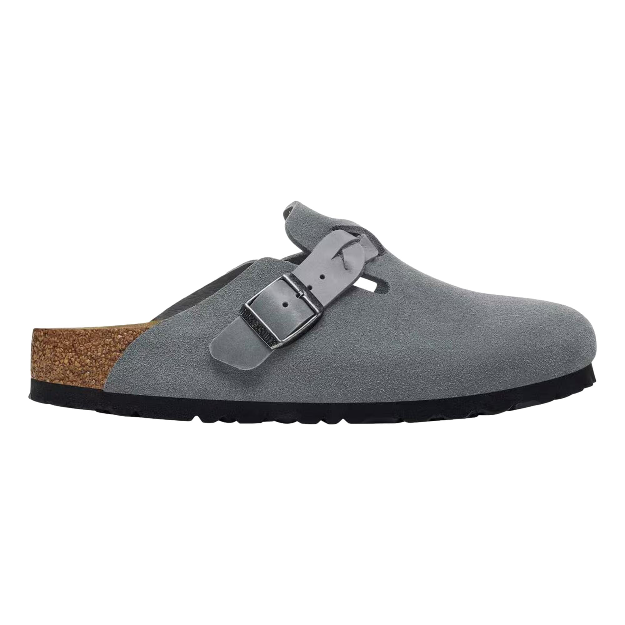 Women's Birkenstock Boston Braided Basalt Gray 1029086