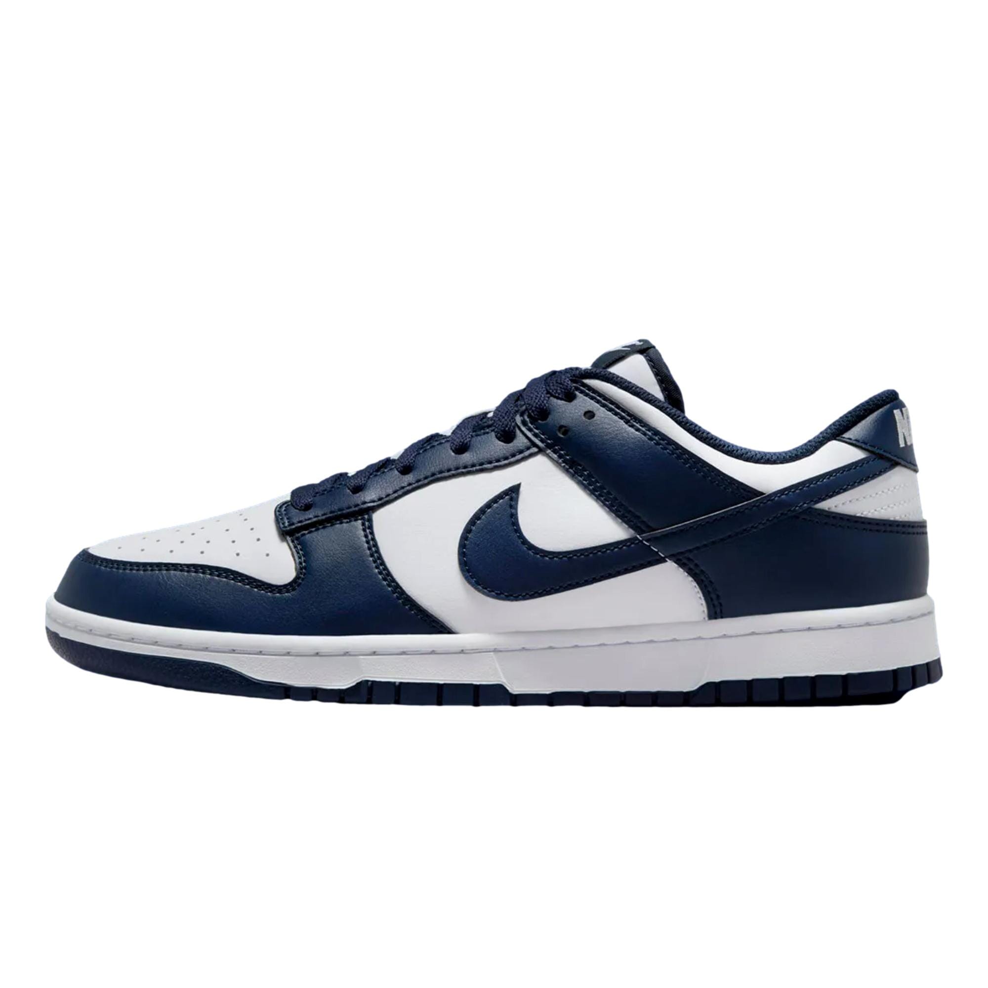 Men's Nike Dunk Low Retro White / Midnight Navy - White HF5441-107