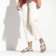 Women's Arizona Soft Footbed Sandal In Gray