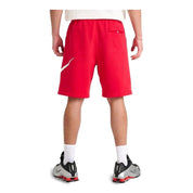 Men's Nike Club Fleece Swoosh - University Red & White