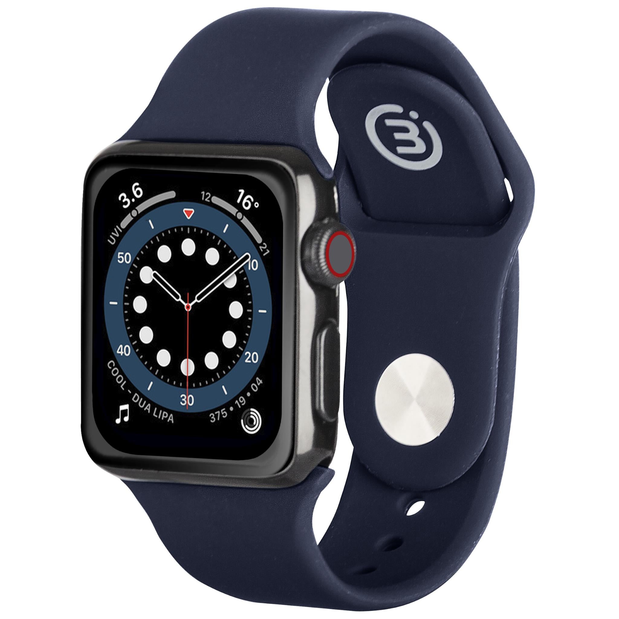 3sixT Silicone Band for Apple Watch [42/44mm] (Blue)