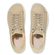 Women's Bend Leather Sneakers In Sandcastle