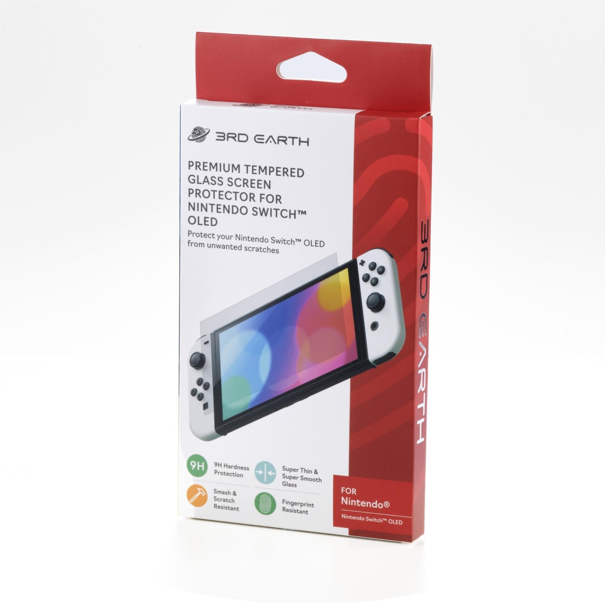 3rd Earth Premium 9H Tempered Glass Screen Protector for Nintendo Switch™ OLED