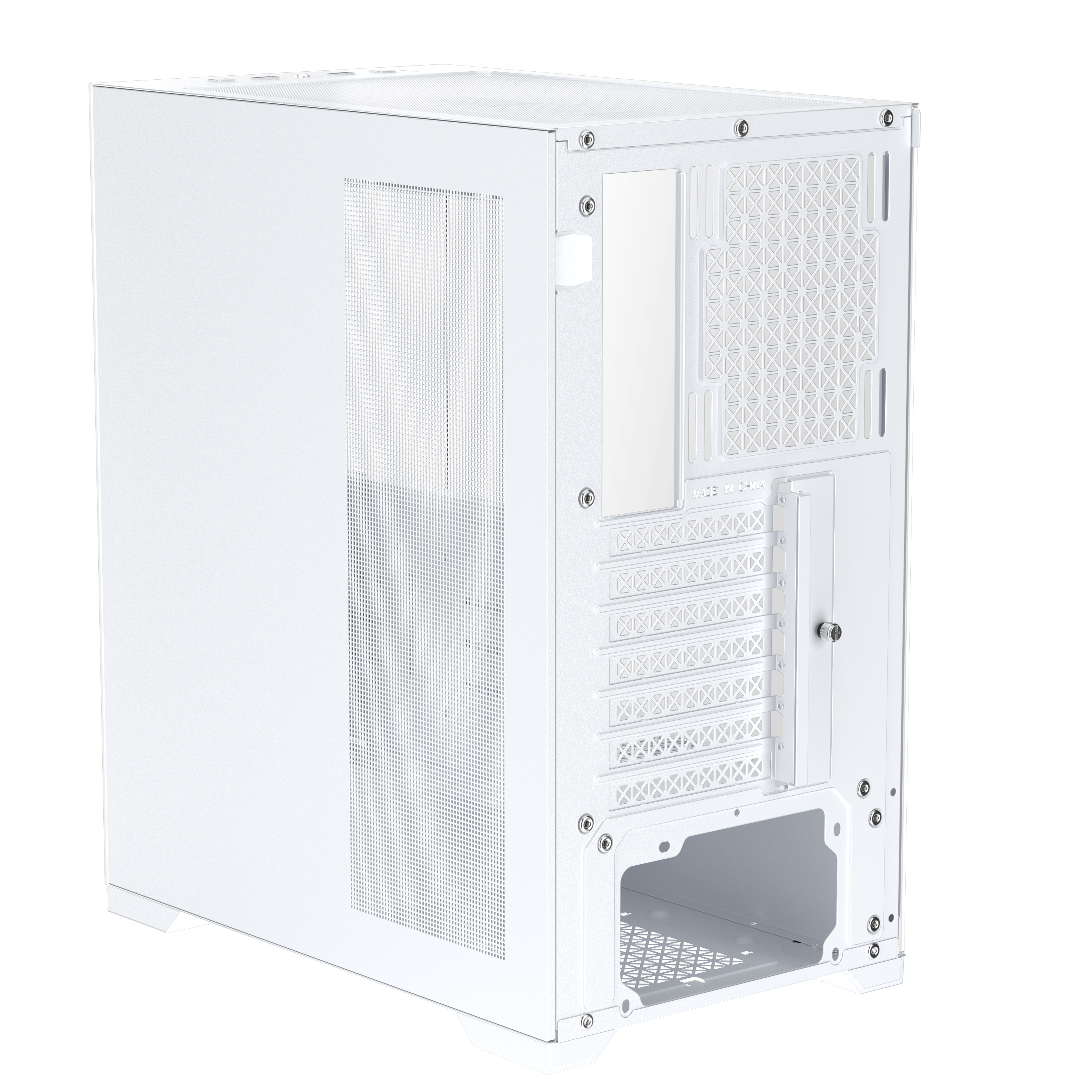 1st Player MI7 ATX M-ATX Mini-ITX PC Gaming Case (White)