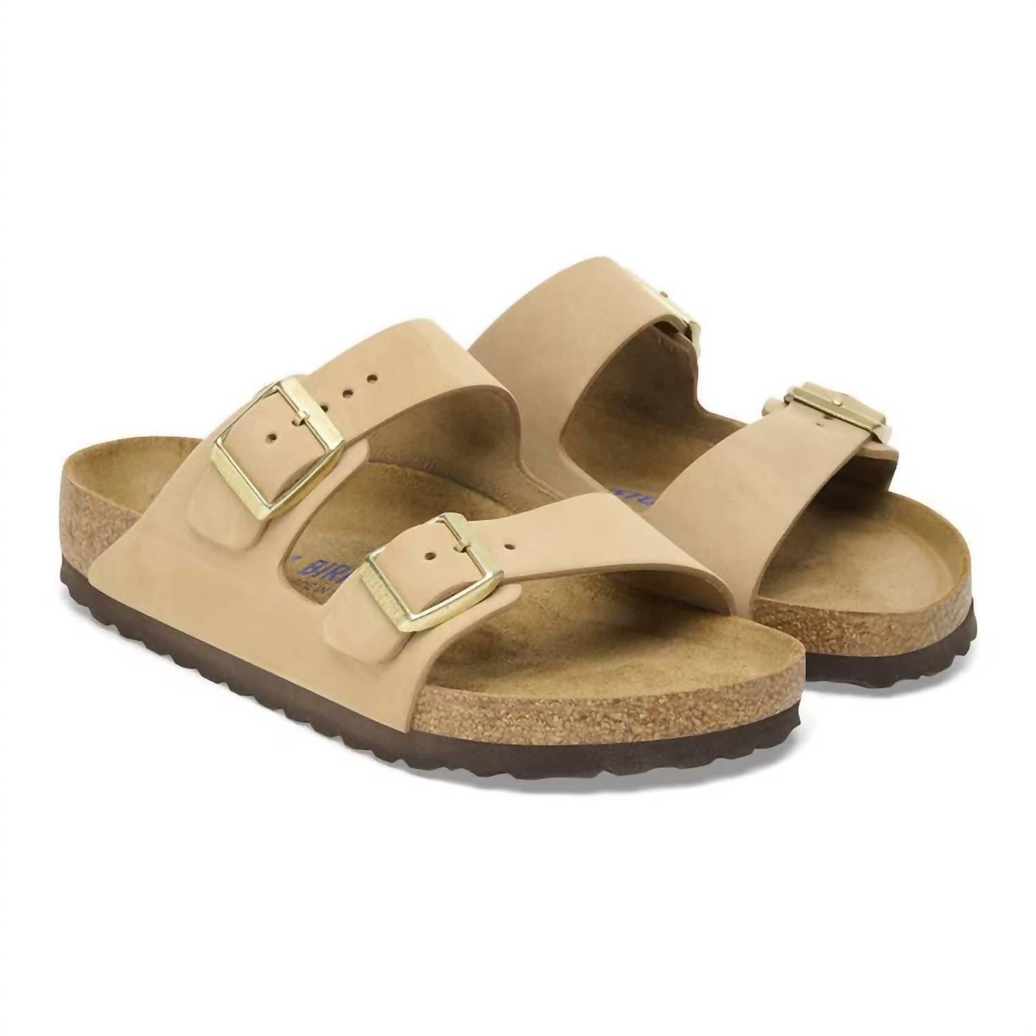 Women's Arizona Nubuck Soft Footbed Sandal In Sandcastle