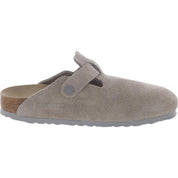 Womens Faux Leather Slip On Mules