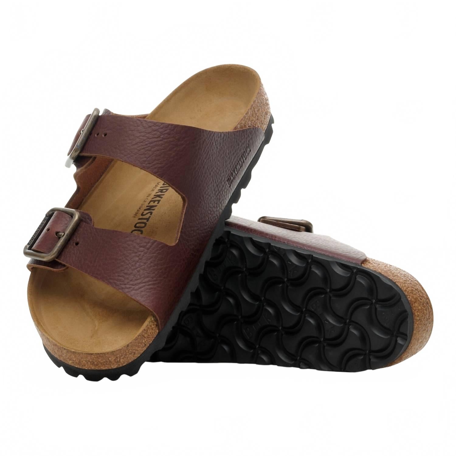 Men's Arizona Sandal In Vintage Wood Roast
