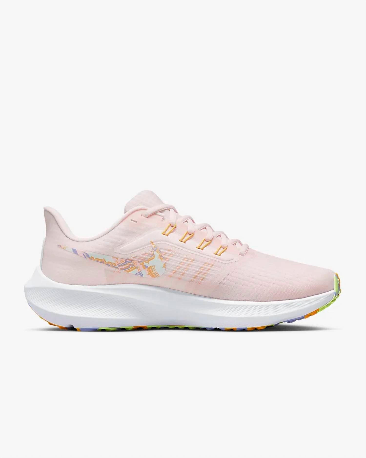 Women'S Pegasus 39 Premium Road Running Shoes - Medium Width in Light Soft Pink/University Gold/Pinksicle/Barely Green