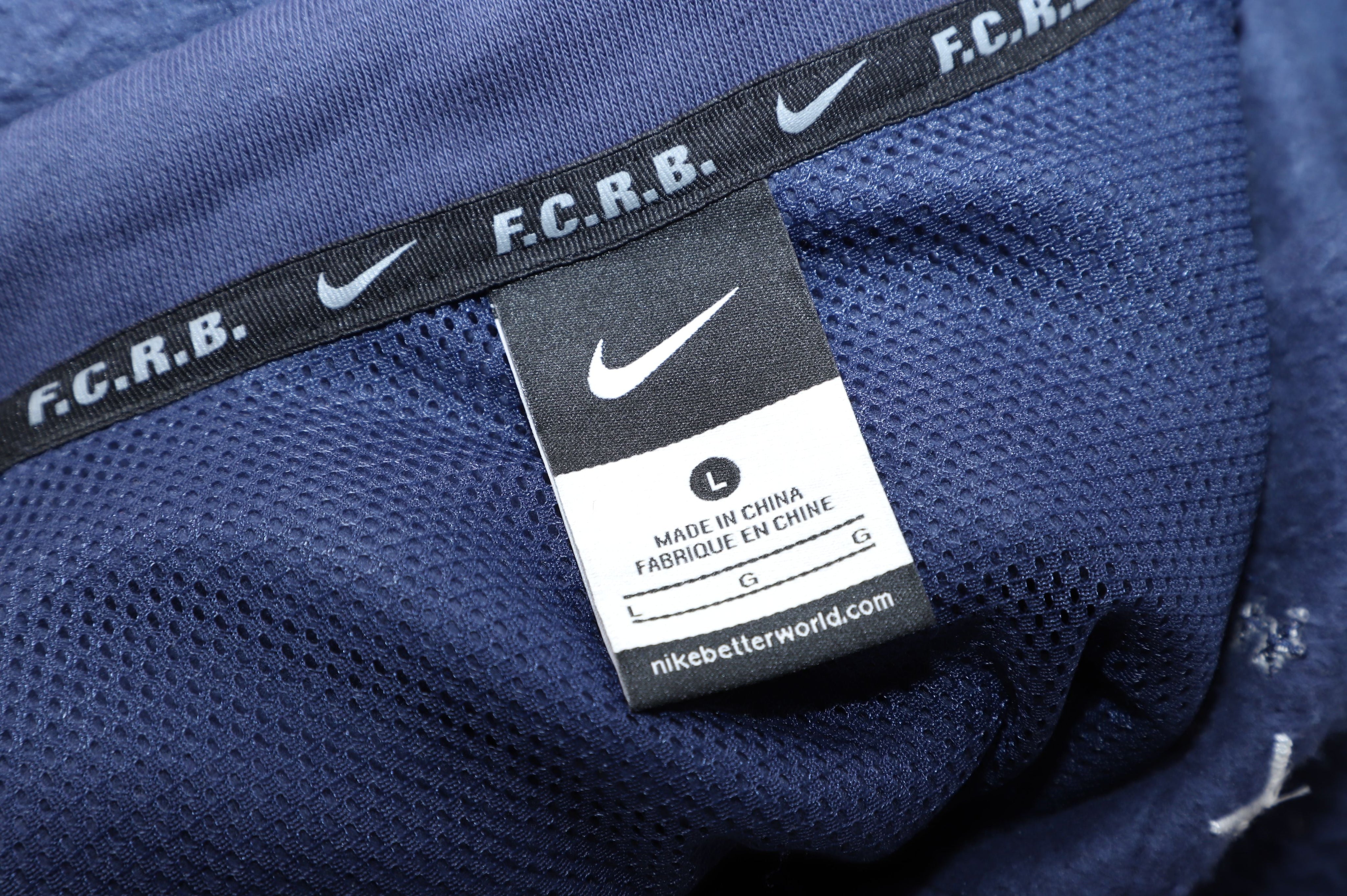 Nike x F.C. Real Bristol Hoodie in Blue Cotton