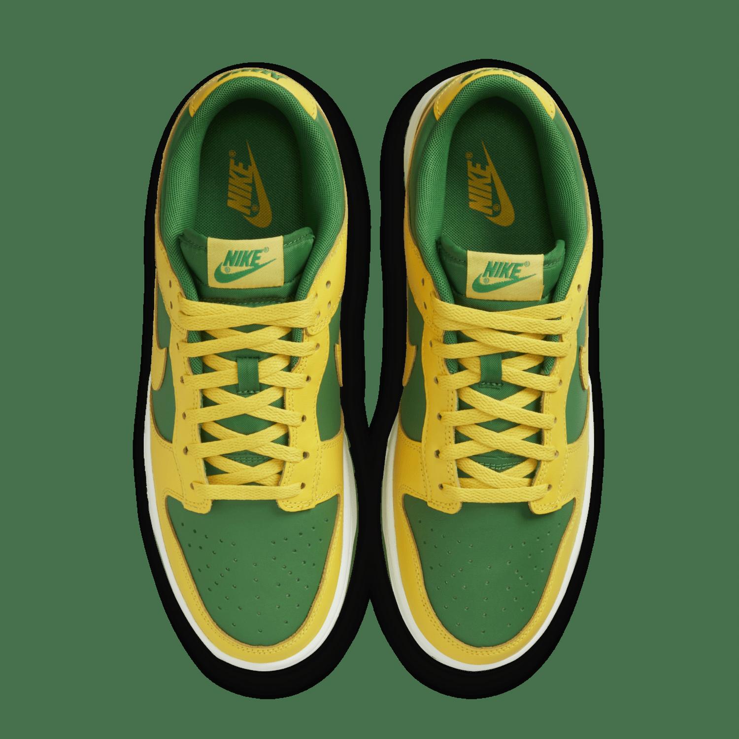Men's Dunk Low Retro Reverse Brazil In Apple Green/yellow Strike