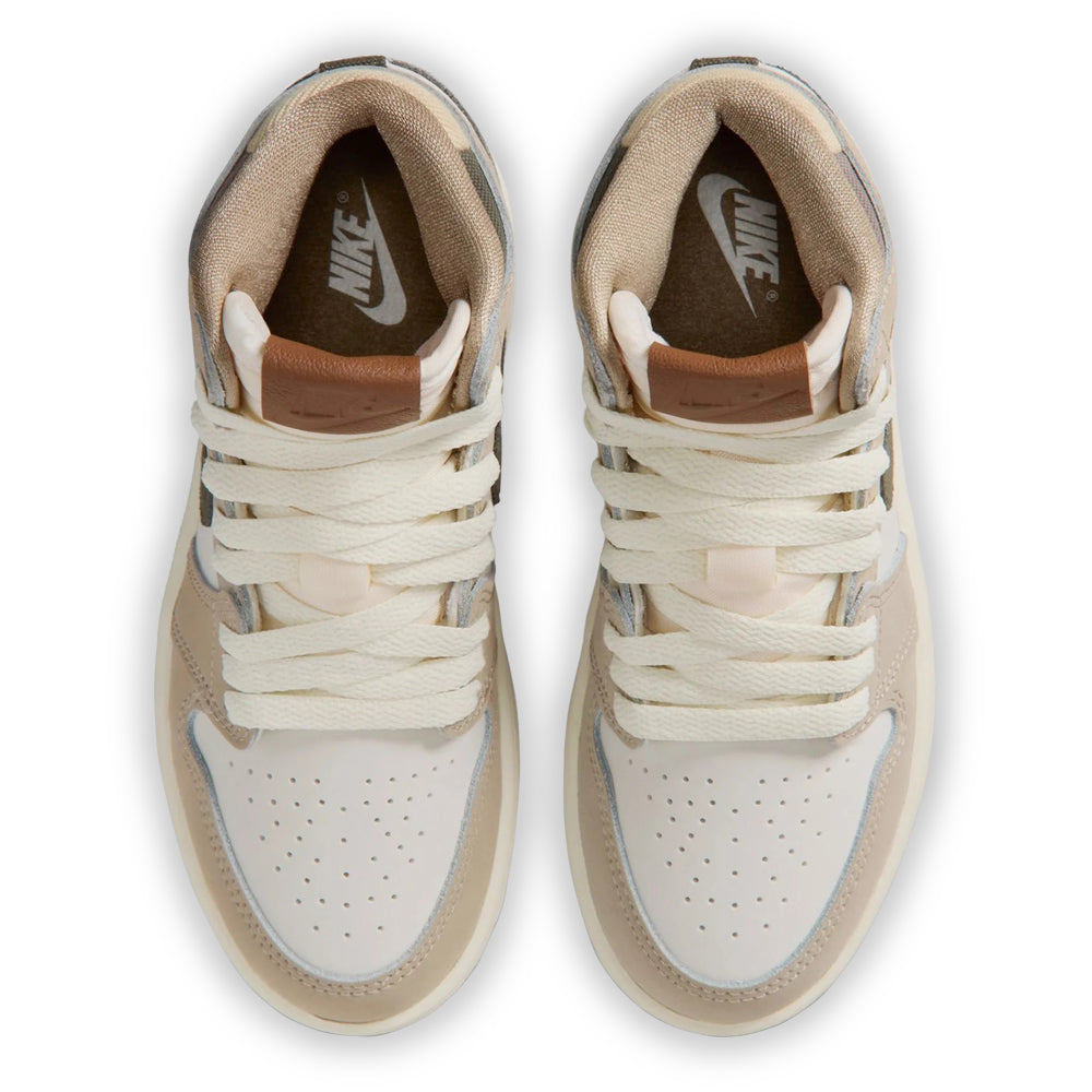 Air Jordan 1 Retro High OG - Khaki - Little Kids' Sneakers