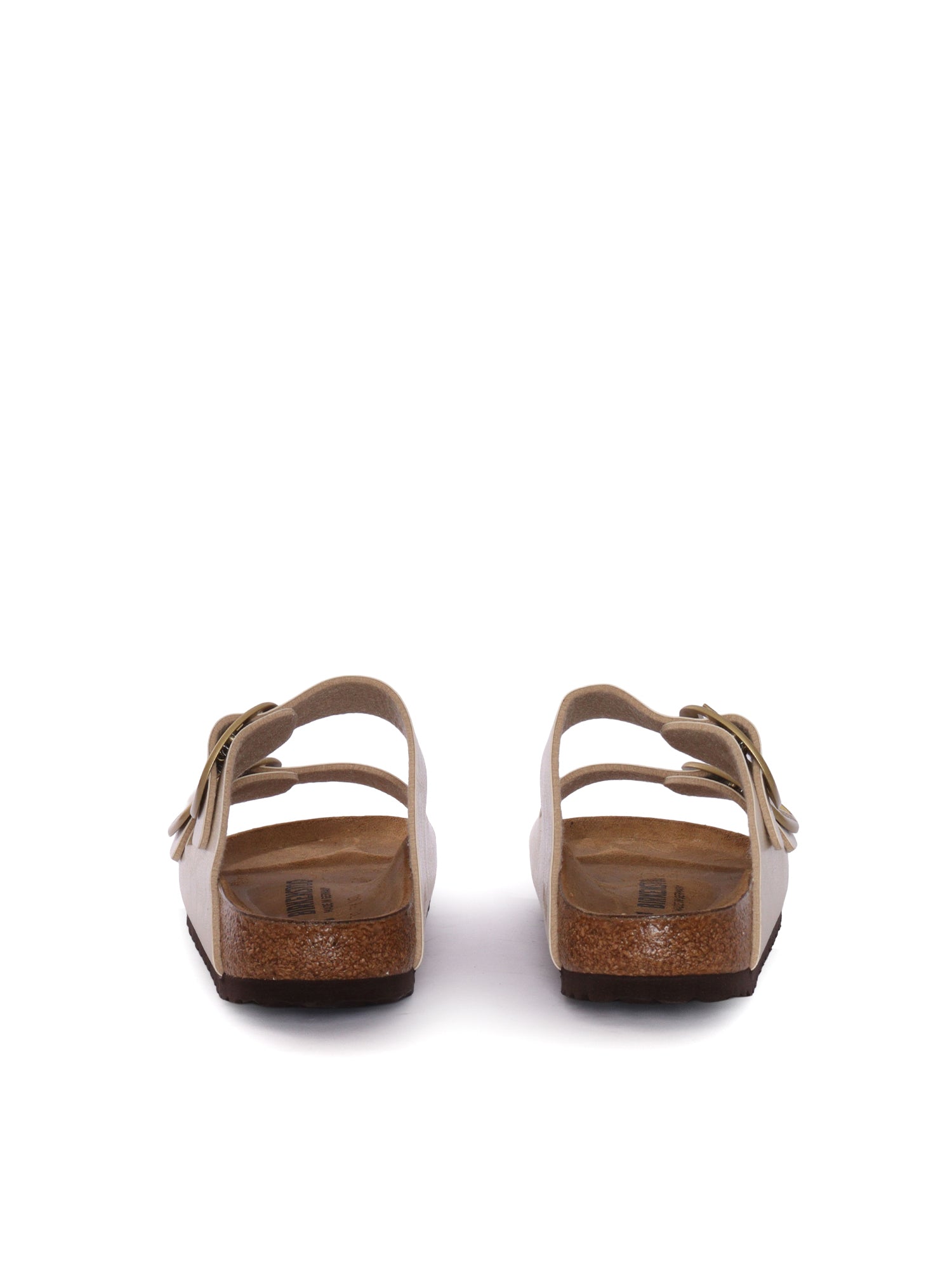 White Arizona Birko Flor Slide Sandal