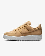 Women's Nike Air Force 1 Premium DR9503-201 Sneaker 5 Tan Leather Shoes GBNC253