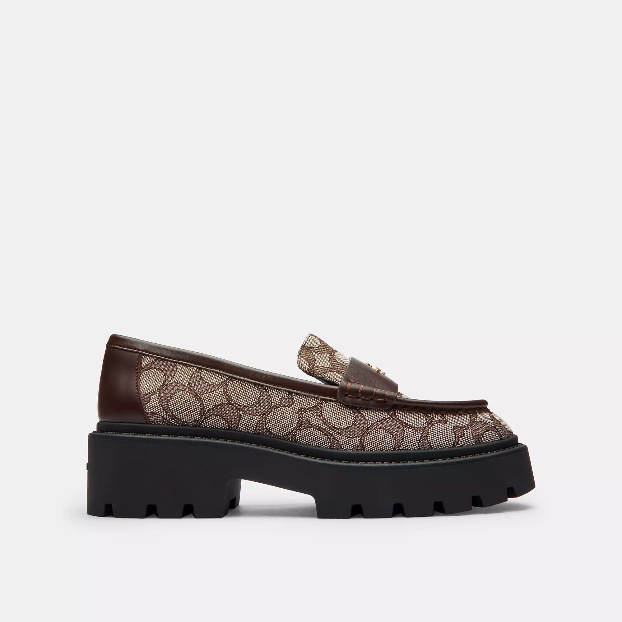 Coach Outlet Lucy Loafer In Signature Jacquard