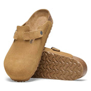 Unisex Boston Clogs In Corduroy Cork Brown