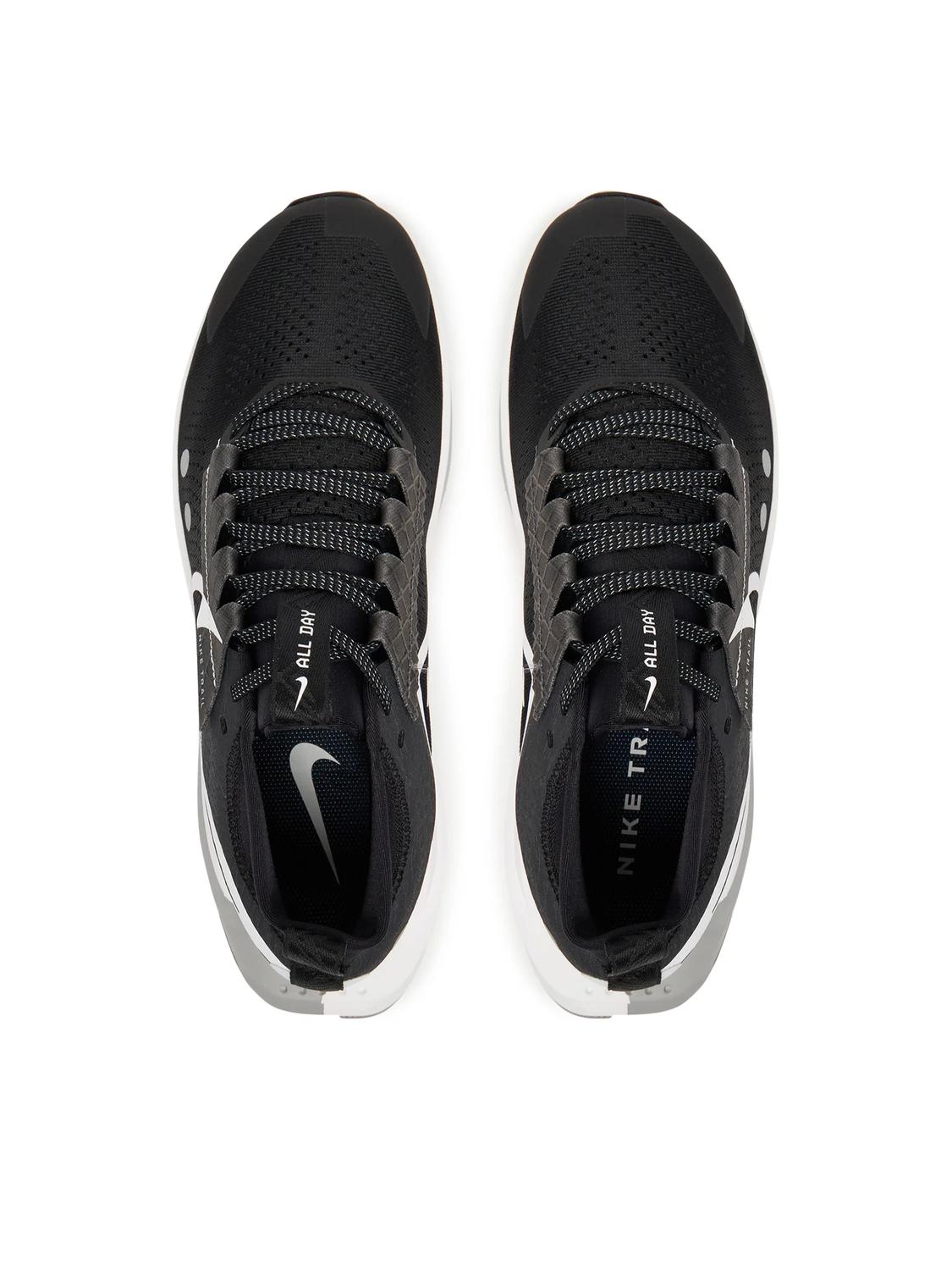 Men's Zoomx Zegama Trail 2 Running Shoes In Black/white-Wolf Grey