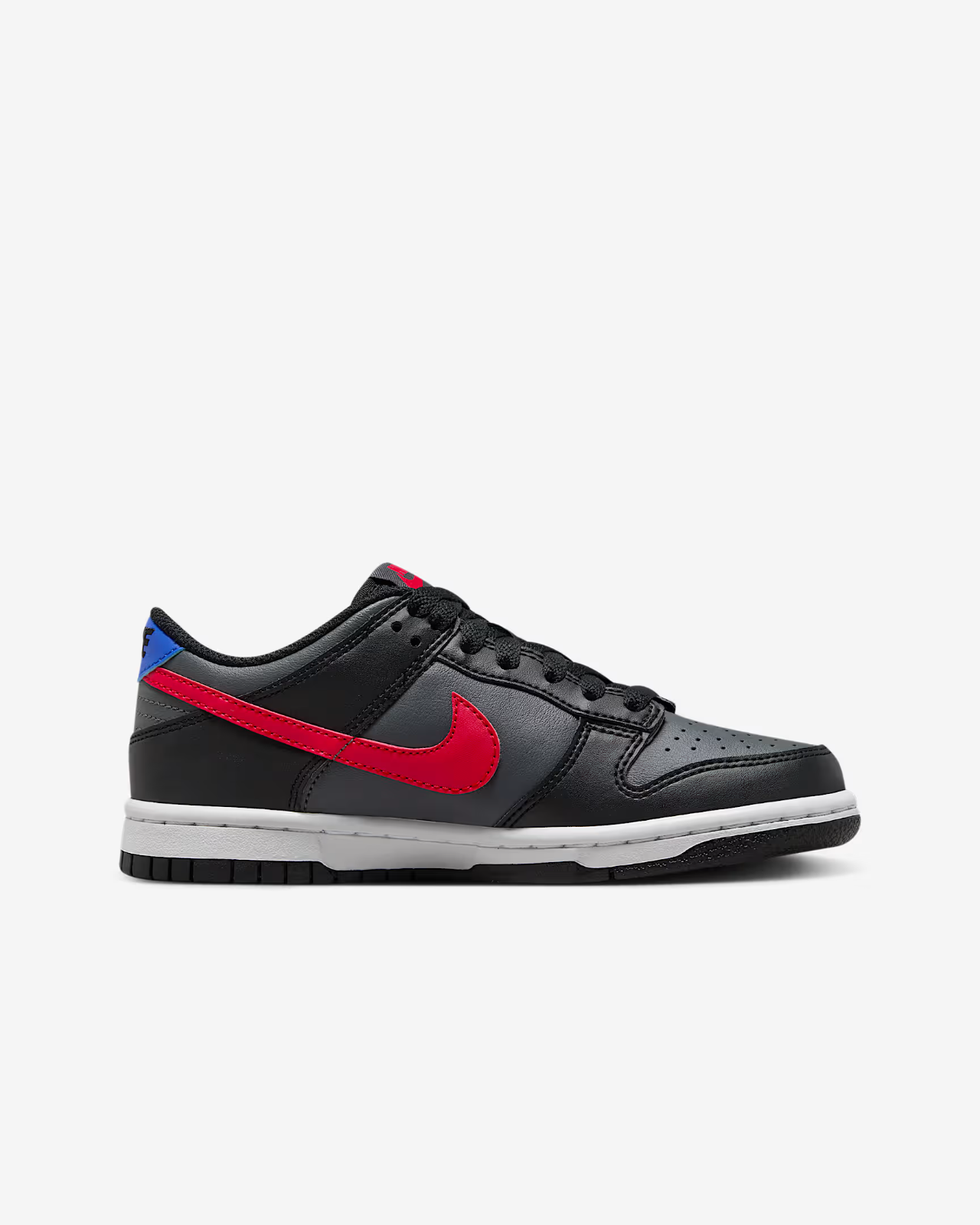 Kids Nike Dunk Low FV0373-001 Sneaker Black Leather Lifestyle Shoes RHS4515